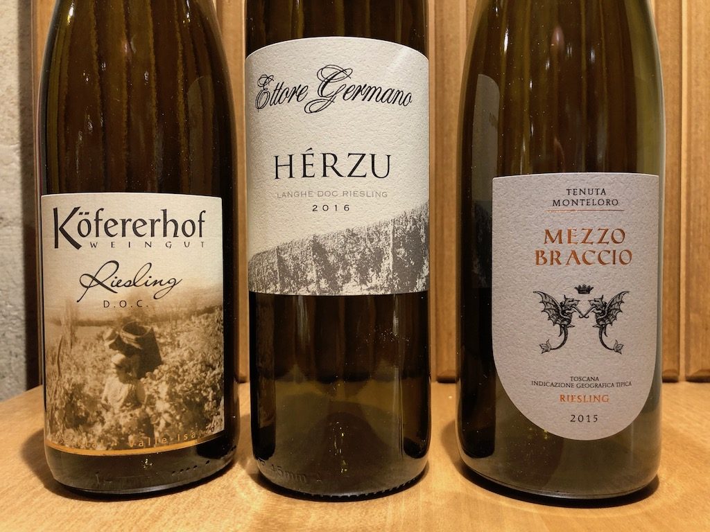 Degustazione Riesling