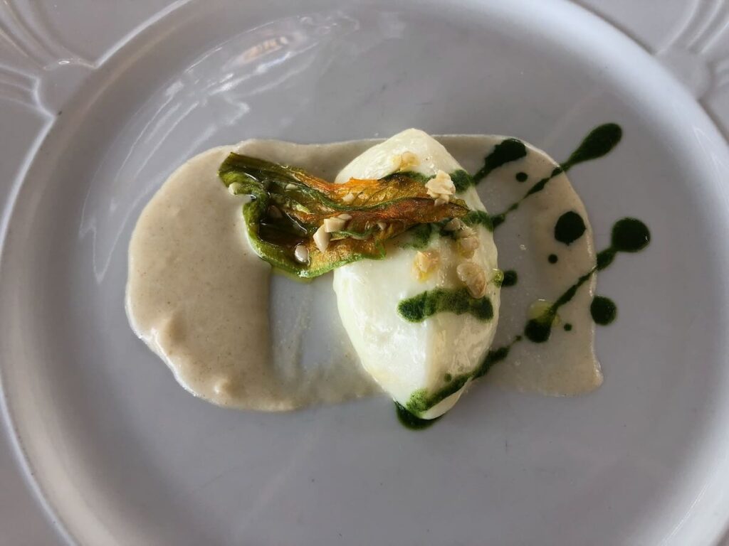 Piatti del ristorante Castell'in Villa nel Chianti Classico