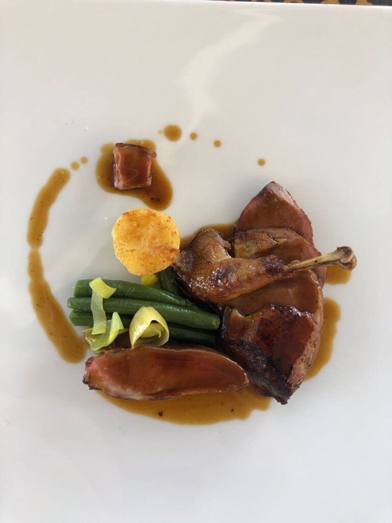 Piatti del ristorante Castell'in Villa nel Chianti Classico