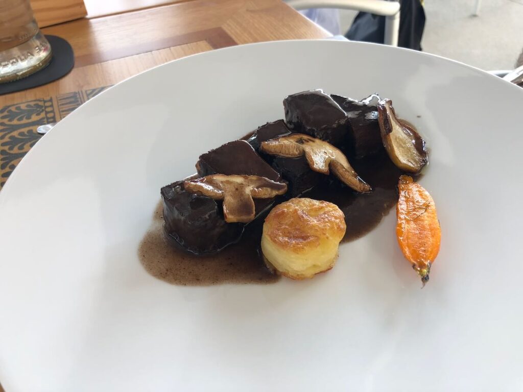Piatti del ristorante Castell'in Villa nel Chianti Classico