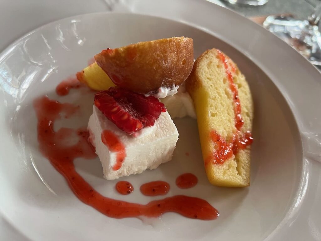 Piatti del ristorante Castell'in Villa nel Chianti Classico