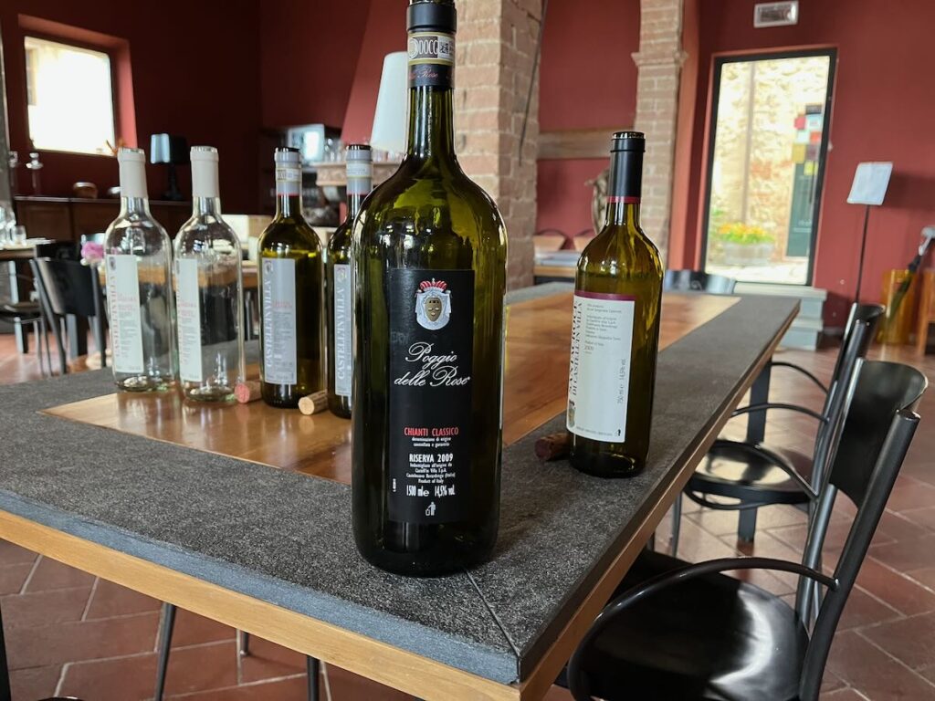 Bottiglie di Chianti Classico Riserva Castell'in Villa