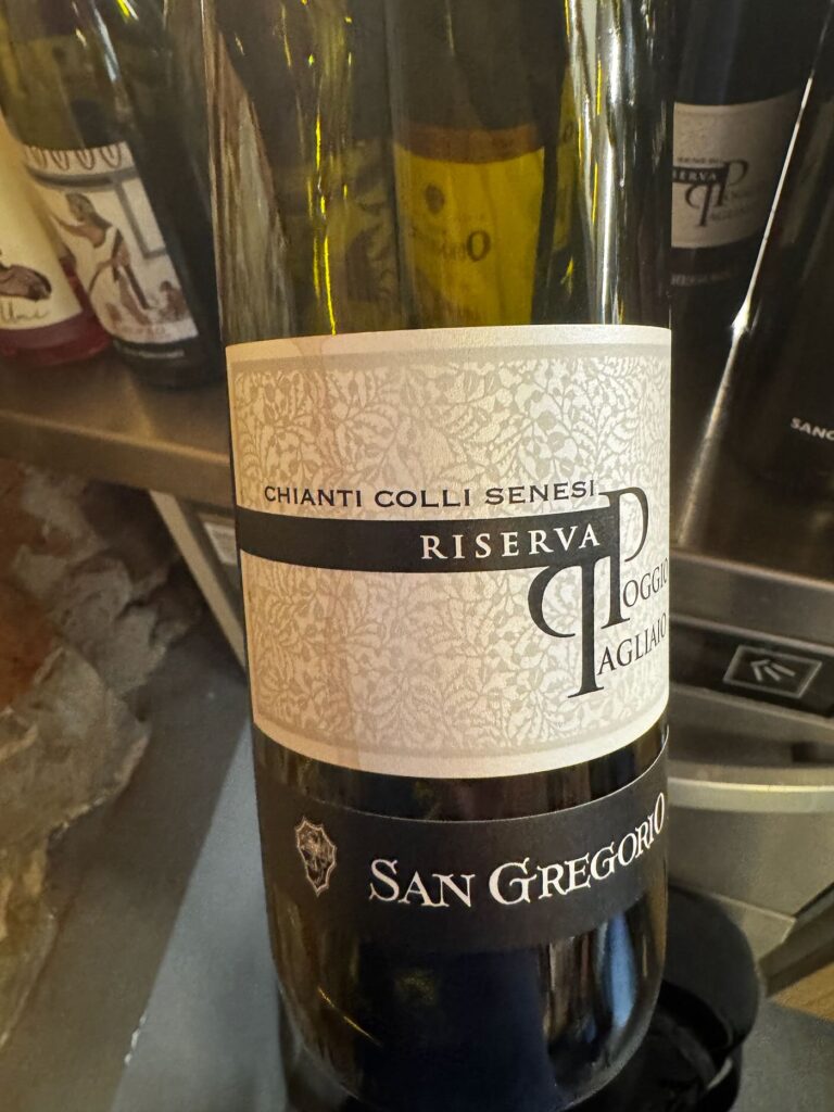 San Gregorio: Chianti Colli Senesi Riserva