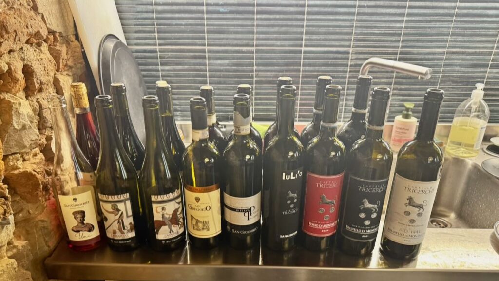 Castello Tricerchi, Brunello e Rosso di Montalcino